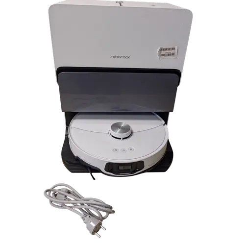 Aspirator robot Roborock S8 MaxV Ultra, 60 W, 10000 Pa, Autonomie 180 minute, Recipient praf 0.27 l, Rezervor apa 0.1 l, 300 mp, Wi-Fi, Amazon Alexa, Siri, Google Home (Alb)