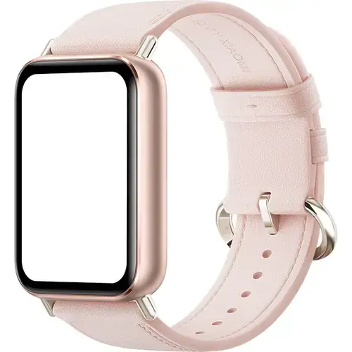 Curea de schimb din piele Xiaomi BHR9570GL pentru Smart Band 9 Pro / 8 Pro (Roz)