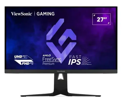 Monitor IPS LED ViewSonic 27inch XG275D1-4K, UHD (3840 x 2160), HDMI, DisplayPort, Boxe, Pivot, 160 Hz, 0.5 ms (Negru)