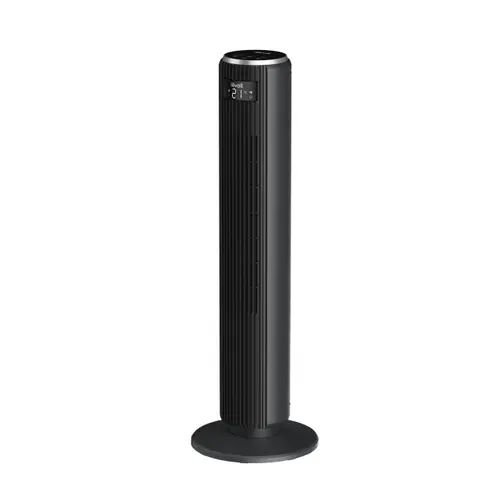 Ventilator turn Levoit LTFF361KEUR, 92cm, 5 viteze, 4 moduri de functionare, foarte silentios, telecomanda (Negru)