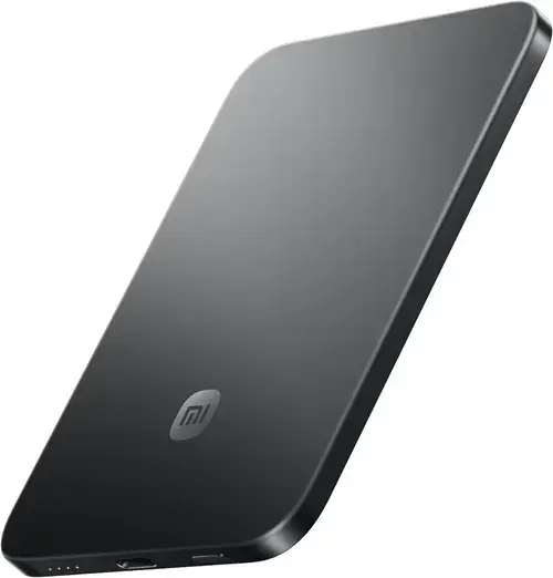 Acumulator extern Xiaomi UltraThin Magnetic Power Bank BHR0913GL, 5000mAh, 15 W, Wireless, USB Type-C (Negru)