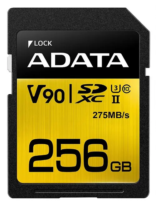 Card de memorie ADATA Premier Pro, 256GB, SDXC, UHS-II, U3, Clasa 10