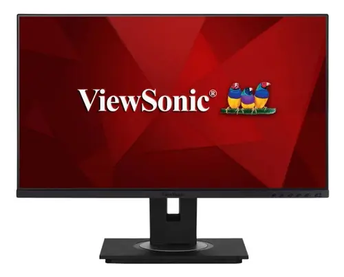 Monitor IPS LED ViewSonic 23.8inch VG2456, Full HD (1920 x 1080), HDMI, DisplayPort, Boxe, Pivot (Negru)