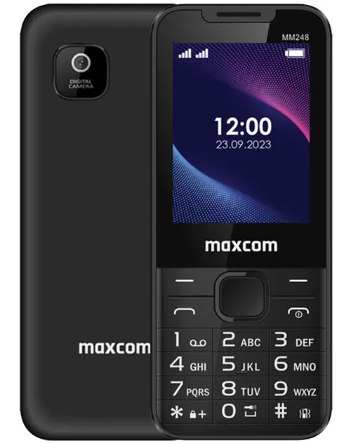 Telefon mobil MaxCom Classic MM248 Light, Dual SIM, 4G (Negru)