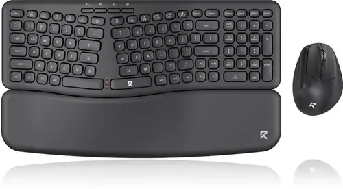 Kit Tastatura si mouse Redragon BS-7162 MAX, 2.4G, Layout US, 6 butoane (Negru)