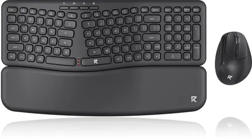 Kit Tastatura si mouse Redragon BS-7162 MAX, 2.4G, Layout US, 6 butoane (Negru)