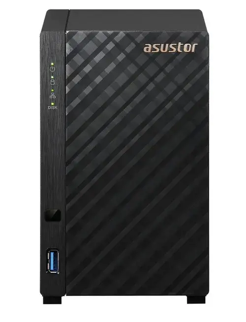 NAS Asustor AS1202T, 2 Bay-uri, Procesor Quad-Core 1.7GHz CPU, 2.5GbE Port, 1GB DDR4 (Negru)
