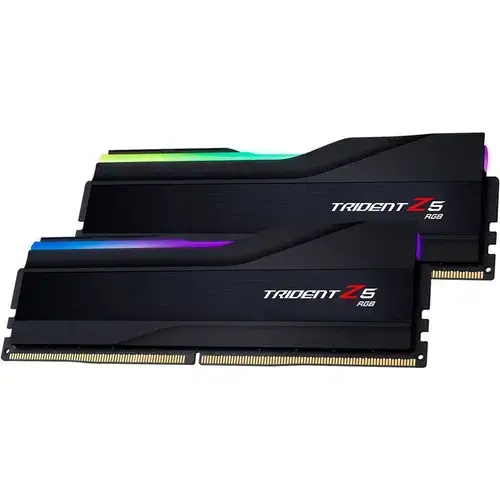 Memorii G.Skill Trident Z5 RGB 64GB (2 x 32 GB) DDR5 6800MHz CL34 Dual Channel Kit Black
