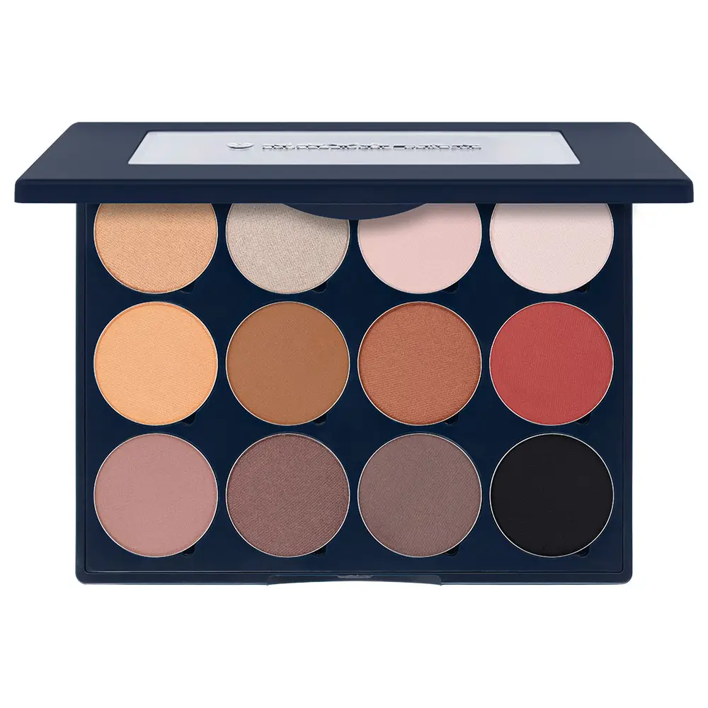 Paleta farduri ochi Kryolan Velvet Vision Eye Shadow Palette 12 culori 18 g