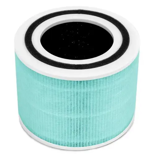 Filtru purificator de aer Levoit Core 300 / Core P350, Absorbtie a toxinelor, 3 in 1, Pre filtru, Filtru HEPA, Filtru de Carbon activ cu eficienta ridicata (Albastru)