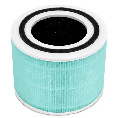 Filtru purificator de aer Levoit Core 300 / Core P350, Absorbtie a toxinelor, 3 in 1, Pre filtru, Filtru HEPA, Filtru de Carbon activ cu eficienta ridicata (Albastru)