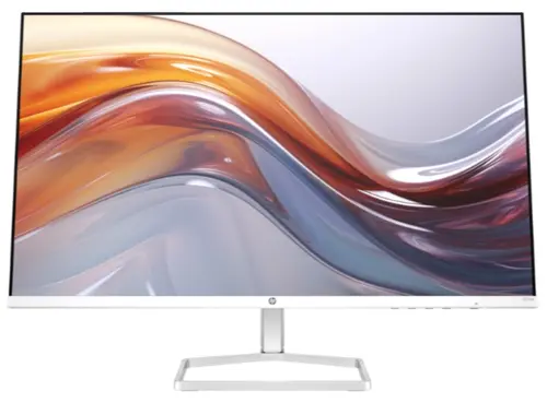 Monitor IPS LED HP S5 527sa, Full HD (1920 x 1080), VGA, HDMI, Boxe, 100 Hz, 5 ms (Alb/Argintiu)