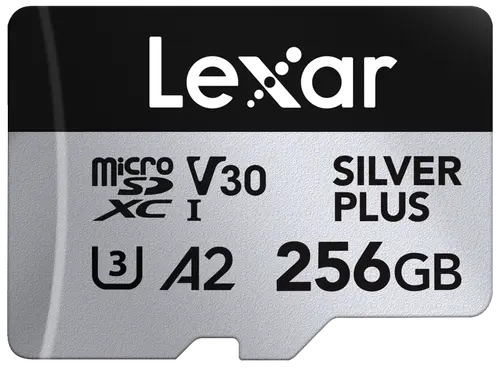 Card de memorie Lexar Professional SILVER Plus LMSSIPL256G-BNANG, 256GB, microSDXC, UHS-I U3, V30