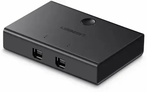 Switch USB Ugreen US158, 2 x USB-B (Negru)