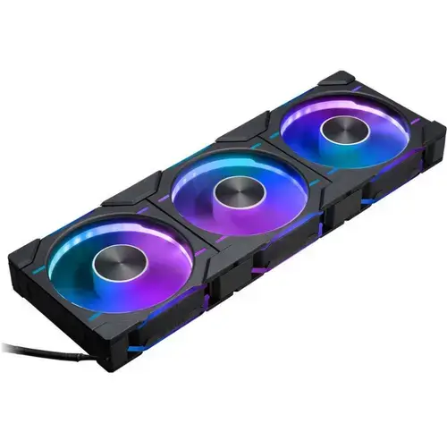 Ventilator Phanteks D30-120 Reverse RGB PWM 3 x 120mm (Negru)