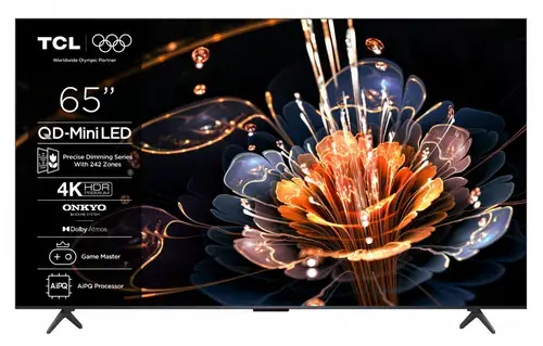 Televizor Mini LED TCL 165 cm (65inch) 65C61KS, Ultra HD 4K, Smart TV, CI+