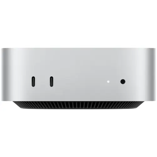 Calculator Sistem PC Apple Mac Mini, Procesor Apple M4, 10 nuclee CPU, 10 nuclee GPU, 16GB RAM, 512GB SSD, Wi-Fi, Bluetooth, Mac OS (Argintiu)