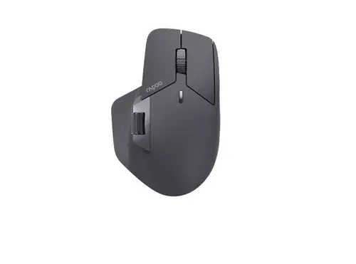 Mouse Rapoo MT760L, Wireless 2.4GHz, Bluetooth, USB (Negru)