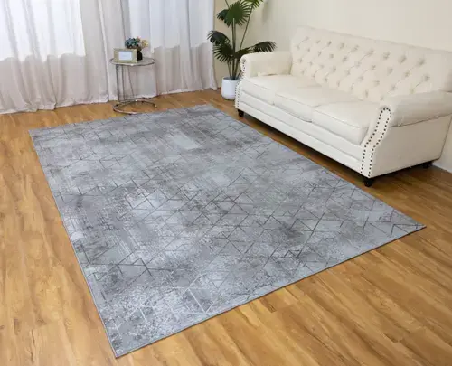 Covor cu print digital 3D Honey Heinner Home, 160x230 cm, poliester 100%, spate antiderapant (Gri)