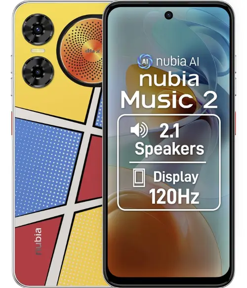 Telefon Mobil ZTE nubia Music 2, Procesor Unisoc T7200, IPS LCD Capacitive touchscreen 6.7inch, 4GB RAM, 128GB Flash, Camera 50 MP, 4G, Wi-Fi, Dual Sim, Android (Multicolor)