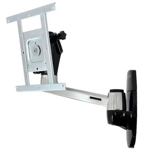 Suport monitor pentru perete Ergotron LX HD, Rotire 360, 22.7kg (Negru/Argintiu)