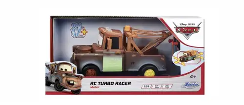Masina cu telecomanda Jada Cars Turbo Racer Mater, Scara 1 la 24