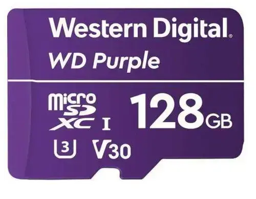 Card de memorie Western Digital WDD128G1P0C Purple Ultra Endurance, MicroSDXC 128GB