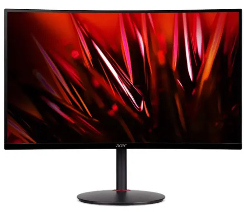 Monitor Gaming LED Acer Nitro 27inch XZ270UPbmiiphx, WQHD (2560 x 1440), HDMI, DisplayPort, Ecran curbat, 165 Hz, 1 ms (Negru)