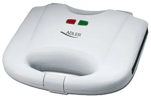 Sandwich maker Adler AD 301, 700W (Alb)