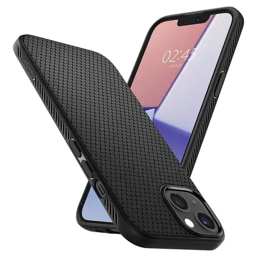 Husa Protectie Spate Spigen Liquid Air pentru iPhone 13 Mini (Negru)