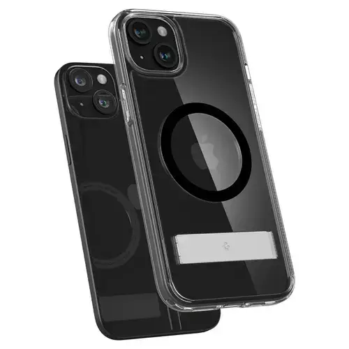 Husa Protectie Spate Spigen Ultra Hybrid S MagSafe ACS06808 pentru Apple iPhone 15 (Negru)