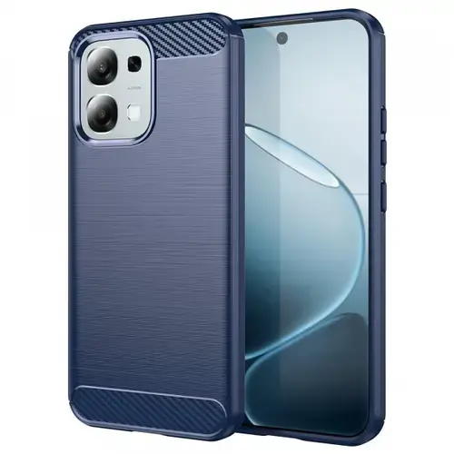Husa pentru Oppo A6 Pro 5G / A6 Pro 4G, Techsuit, Carbon, Albastra