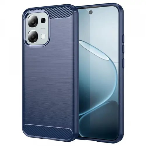 Husa pentru Oppo A6 Pro 5G / A6 Pro 4G, Techsuit, Carbon, Albastra