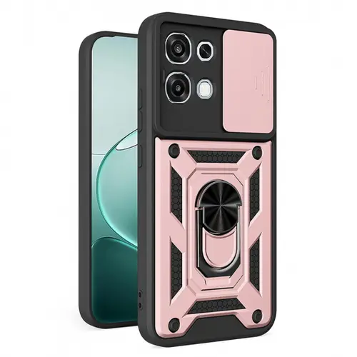 Husa pentru Oppo A6 Pro 5G / A6 Pro 4G, Techsuit, CamShield, Roz Aurie