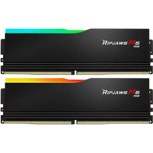 Memorii G.Skill Ripjaws M5 RGB Black Intel XMP 3.0, 32GB  (2x16GB), DDR5-5200MHz, CL40, Dual Channel