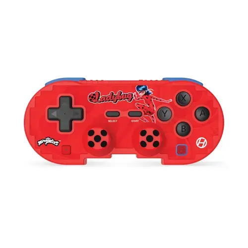 Controller Gaming Wireless Hyperkin Miraculous Ladybug Limited Edition M01328-MTLB, Bluetooth, Compatibil Android, MAC, Nintendo Switch, Nintendo Switch OLED, PC, iOS (Rosu)