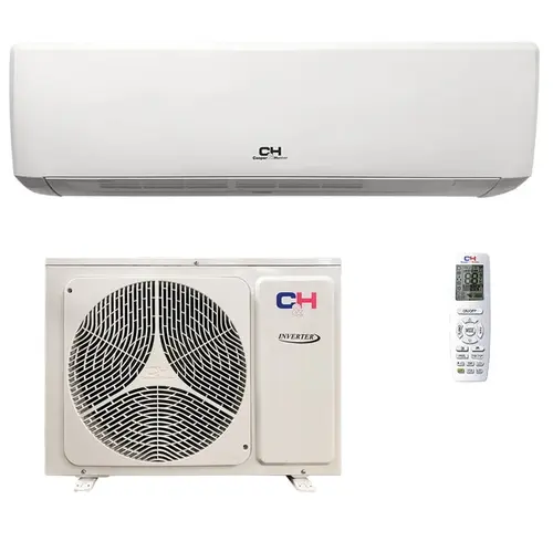 Aparat de aer conditionat Cooper&Hunter Vital CH-S12FTXF, 12000 BTU, Clasa A++/A+, Inverter, Wi-Fi, I FEEL, Auto-restart, Auto-diagnosticare, BLUE-FIN (Alb)