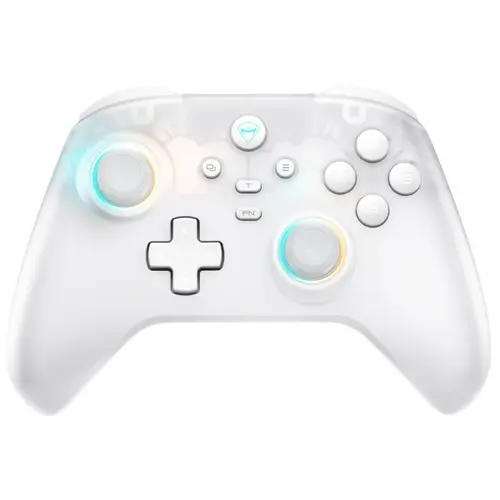 Controller WirelessMachenike G3 V2, 2.4 GHz / Bluetooth / cablu USB-C, Compatibil Nintendo Switch, Nintendo Switch 2, Android, iOS, Windows (Alb)