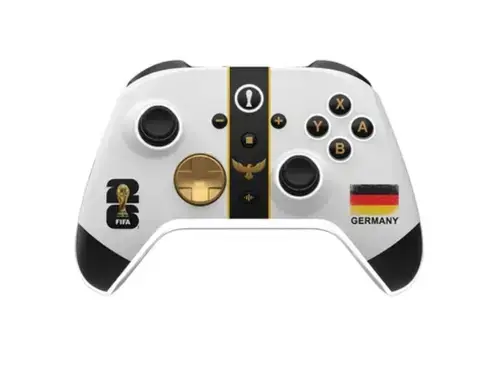 Controller Wireless DragonShock AURORA+ FIFA WorldCup 26 Germany, Compatibil cu Nintendo Switch 1/2, PC, Mobil (Alb/Negru)