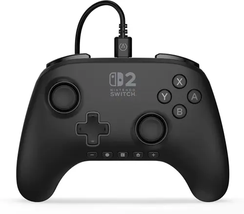 Controller cu fir PowerA Advantage pentru Nintendo Switch 2 (Negru)