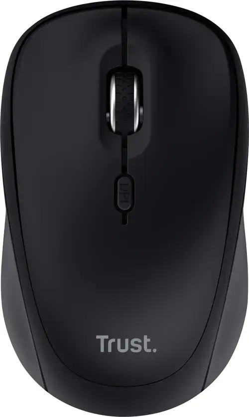 Mouse Wireless Trust IVY+ Eco 25440, Bluetooth, 1600 DPI, 3 butoane (Negru)
