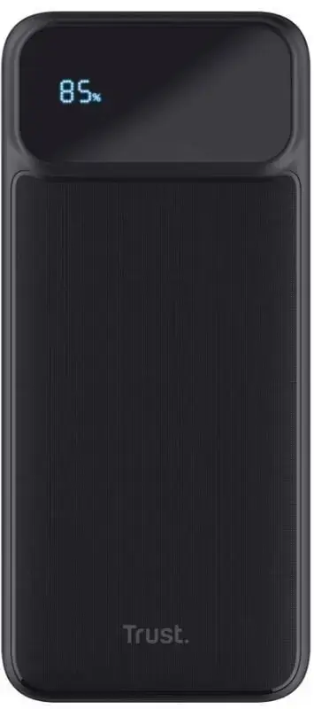 Acumulator extern Trust Avala TR-25882, 10000 mAh, 2x USB-A, 1x USB Type-C, 20 W (Negru)