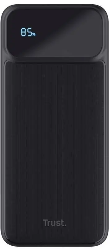 Acumulator extern Trust Avala TR-25882, 10000 mAh, 2x USB-A, 1x USB Type-C, 20 W (Negru)
