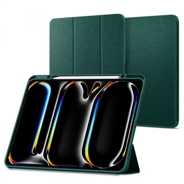 Husa pentru Apple iPad Pro 13 (2024), Spigen, Urban Fit, Verde ACS07763