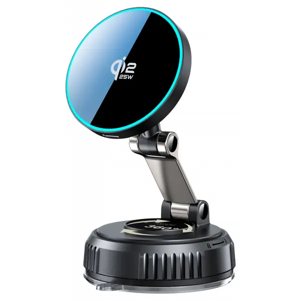 Incarcator Auto Wireless Tech-Protect MM25W-V8, 25W, Negru