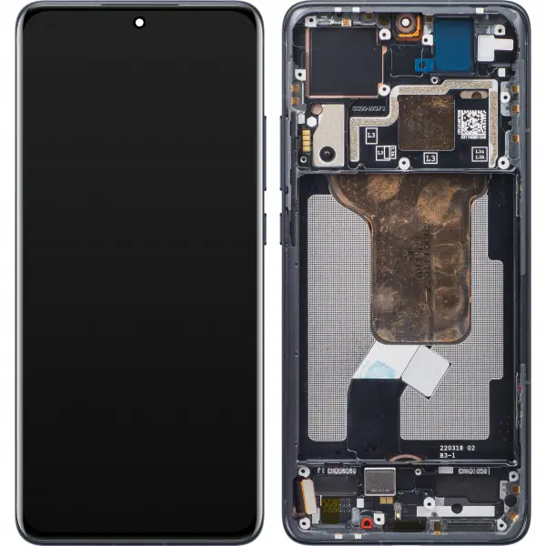 Display cu Touchscreen  Xiaomi 12S / 12X / 12, cu Rama, Gri, Service Pack 5600030L3A00