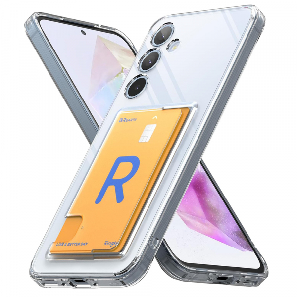 Husa pentru Samsung Galaxy A35 5G A356, Ringke, Fusion Card, Transparenta