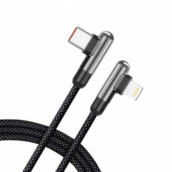 Cablu Date si Incarcare USB-C - Lightning Lito LD13CL, 30W, 1m, Negru
