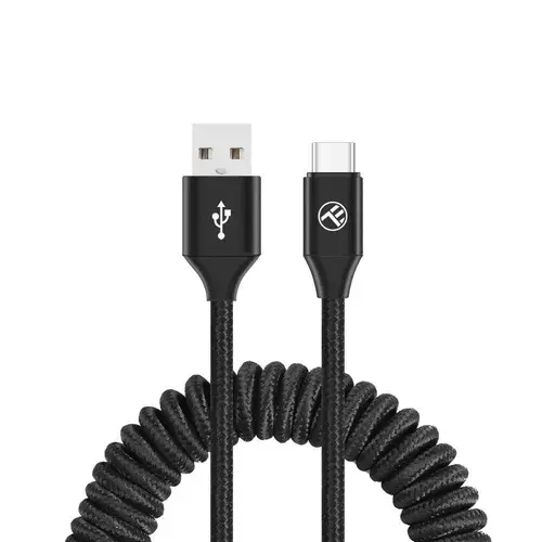 Cablu Tellur incarcare-sincronizare, USB to Type-C, 3A, 1.8m, Negru