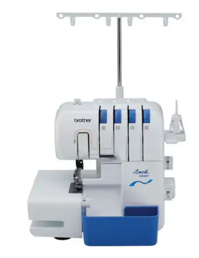 Masina de surfilat Brother 3034DWTVP1, 1300 imp/min (Alb/Albastru)